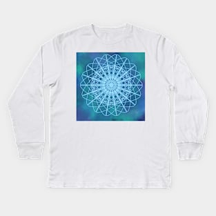 Symmetrical Web Kids Long Sleeve T-Shirt